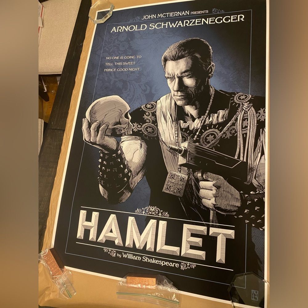 Last Action Hero Hamlet Schwarzenegger art print